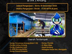 Rencana Akan Lakukan Pengurasan di IPA 3 Antang, PDAM Makassar: Ini Wilayah Terdampak