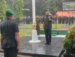 Peringati Hari Juang TNI AD Tahun 2024, Dandim 1426 Takalar Pimpin Upacara di Guyuran Hujan Deras