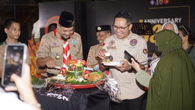 Ketua DPRD Makassar Supratman, Hadiri Hari Lahir Gerakan Pramuka SMAN 5 Makassar