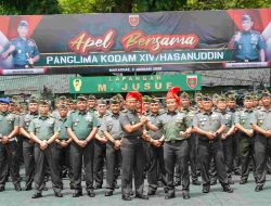Tradisi Penerimaan dan Pelepasan Pangdam, Mayjen TNI Windiyatno Resmi Jadi Warga Kodam XIV Hasanuddin
