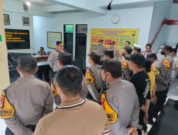 Memasuki Masa Purna Bakti, Wakapolsek Bontoala Pimpin Apel Terakhir, Ini Pesan dan Kesannya