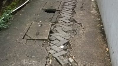 Kondisi Lorong Jalan Rusak, Sejumlah Warga Kelurahan Baraya Minta Camat Bontoala Adukan ke Instansi Terkait