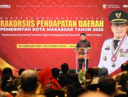 Gelar Rakorsus Pendapatan Daerah, Firman Pagarra Harap PAD 2025 Capai Rp2 Triliun