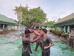 Jaga Kebugaran, Jajaran Kodim 1426/Takalar, Laksanakan Aerobik dan Latihan Beladiri Militer Taktis