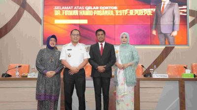 Raih Gelar Doktor dengan Predikat Cumlaude, Danny Pomanto Apresiasi Firman Pagarra
