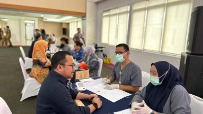 Jelang Pelantikan, Bupati dan Wakil Bupati Gowa Terpilih Jalani Tes Kesehatan