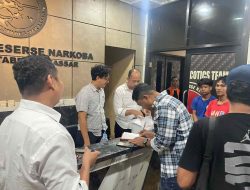 Tim Satgas Narkoba Deninteldam XIV/Hasanuddin Serahkan 3 Tersangka Penyalahgunaan Narkoba ke Polrestabes Makassar
