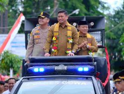 Lakukan Silaturahmi dan Ijin Pamit, Adnan-Kio Disambut Hangat Jajaran Polres dan BPN Gowa