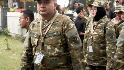 Berseragam Komcad, Munafri Arifuddin Ikuti Retret Sinkronisasi Program Pusat-Daerah