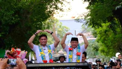 Gelar Apel Besar, Adnan-Kio Dilepas Ribuan Pegawai dan Masyarakat Kabupaten Gowa