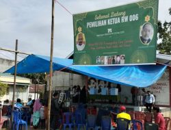 Semangat Berdemokrasi, Warga RW 006 Romangpolong Gowa Gelar Pemilu Ketua RW