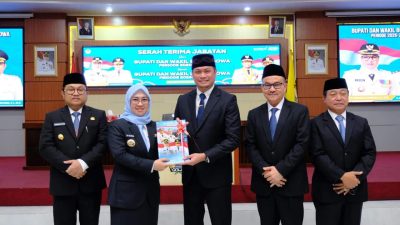 Sertijab, Bupati Husniah Talenrang Apresiasi Capaian Kinerja Adnan-Kio