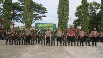 TNI – POLRI di Bulukumba Gelar Apel Bersama Pengamanan Idul Fitri 1446 H