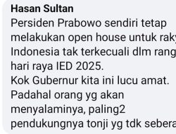 Alasan Efesiensi Anggaran, Masyarakat Pertanyakan Gubernur Andi Sudirman Tiadakan Open House Lebaran