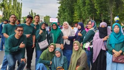 SMPN 40 Hadiri CFD Pemkot Makassar di Jalan Jenderal Sudirman