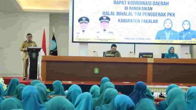 Perkuat Sinergitas Antara TP PKK dan Pemda, Bupati Takalar Buka Rakorda