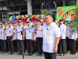 Pimpin Apel Perdana, Hamzah Ahmad Tekankan Pegawai Jaga Kebersihan dan Disiplin Bekerja