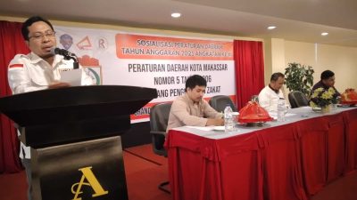 Gelar Sosialisasi, Anwar Faruq Sampaikan Zakat Wajib Ditunaikan