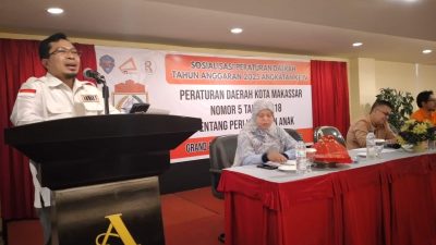Dorong Penguatan Perlindungan Anak, Anwar Faruq Gelar Sosialiasi Perda No 5 Tahun 2018