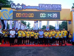 Lepas Peserta Galesong Trail Run 2025, Husniah Talenrang Ajak Pelari Nikmati Pemandangan Alam Gowa
