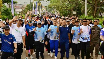 Gubernur Andi Sudirman Lepas Puluhan Ribu Peserta Fun Run Luwu Timur 2025 dan Anti Mager Sulsel