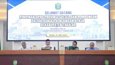 Wabup Takalar Terima Kunjungan Kerja Banggar DPRD Sulsel