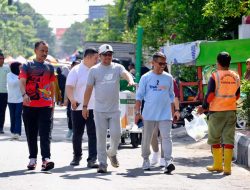 Tinjau Pelaksanaan CFD, Wabup Gowa Pastikan Pengelolaan Sampah Berjalan Maksimal