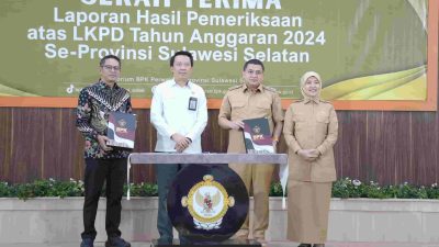 Pemkot Makassar Kembali Raih Opini WTP dari BPK Sulsel