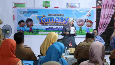 Resmikan Program TAMASYA, Wawali Makassar: Wujud Komitmen Pentingnya Kesejahteraan Anak