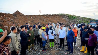 Wagub Sulsel Dampingi Menteri Lingkungan Hidup Tinjau TPA Tamangapa