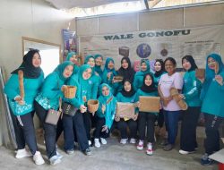 TP PKK Gowa Belajar Olahan Limbah Sabut Kepala ke Pengrajin di Minahasa Utara