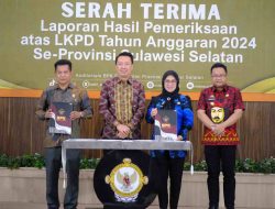 Pemkab Gowa Raih WTP ke-13 Kali dari BPK