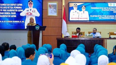 Bupati Gowa Lantik Pengurus TP PKK, Bunda PAUD dan Dekranasda Gowa