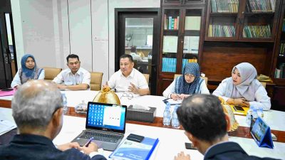 Plt Dirut PDAM Makassar Terima Kunjungan Presiden Direktur STS Kenji Oshima