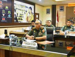 Pangdam XIV/Hasanuddin Ikuti Rakor Penanganan Judi Online