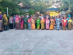 Memakai Pakaian Adat, SD Inpres Maccini Baru Laksanakan Upacara Peringatan Hardiknas 2025