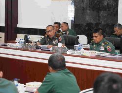 Pangdam XIV/Hasanuddin Terima Paparan Kesiapan TMMD ke-125 dan Strategi Pemenangan LKJ TA 2025