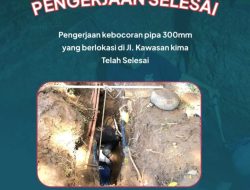 Sigap Tangani Kebocoran Pipa di KIMA, PDAM Makassar: Normalisasi Air Berlangsung Bertahap