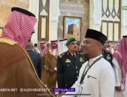 Gubernur Sulsel dan Menteri RI Hadiri Jamuan Putra Mahkota Kerajaan Arab Saudi di Istana Mina