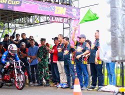 Dukung Otomotif, Bupati Takalar Lepas Peserta Drag Bike