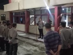 Kapolsek Bontoala Pimpin Apel Kesiapan Cipta Kondisi Jelang Malam Minggu