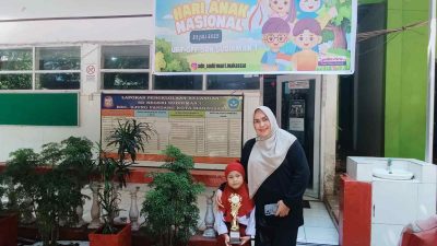 Siswa SDN Sudirman I Raih Juara 1 Lomba Mewarnai di Hari Anak Nasional 2025