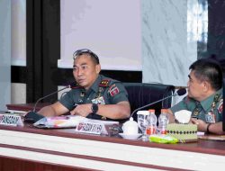 Pangdam XIV/Hasanuddin Terima Pemaparan Koordinator Kegiatan Tournament Lari Maraton HUT TNI ke-80