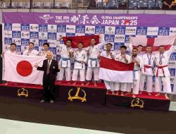Siswa SMANKO Makassar, Muh Irham Raih Medali Emas di Ajang Internasional Karate-Do Gojukai