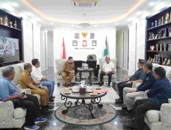 Bahas Raker Hingga Peresmian Kantor, PWI Sulsel Temui Wali Kota Makassar