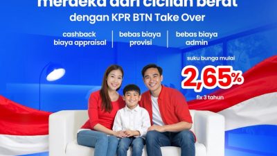 Semarak Kemerdekan RI ke-80, Bank BTN Wilayah Sulampua Hadirkan “Program Merdeka” KPR Bunga Rendah Selama Bulan Agustus 2025