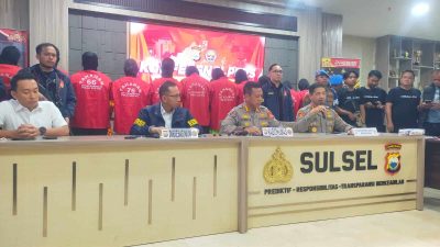 Puluhan Pelaku Anarkis DPRD Makassar Diciduk Polda Sulsel