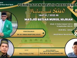 KH Dimas Maryono Bawakan Hikmah Maulid Nabi di Masjid Besar Nurul Hijrah