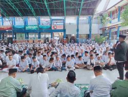 Ratusan Siswa SMPN 6 Makassar Ikuti Peringatan Maulid Nabi Muhammad SAW 1447 H