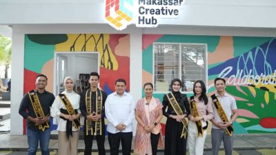 Wamenpar Puji Kreativitas Anak Muda di Makassar Creative Hub
